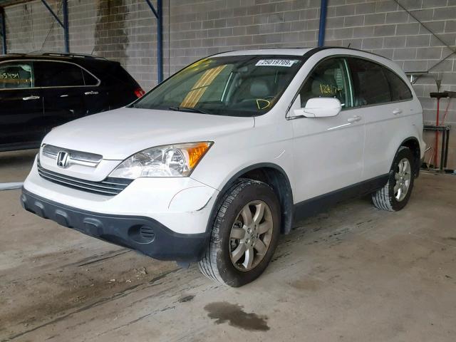 JHLRE48737C112031 - 2007 HONDA CR-V EXL WHITE photo 2