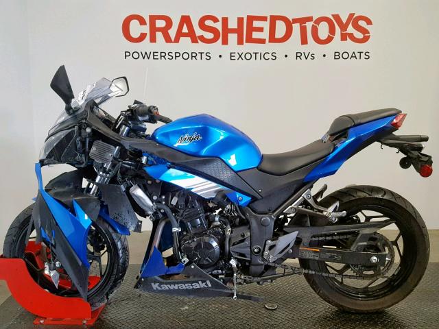 JKAEX8A12HDA33400 - 2017 KAWASAKI EX300 A BLUE photo 3