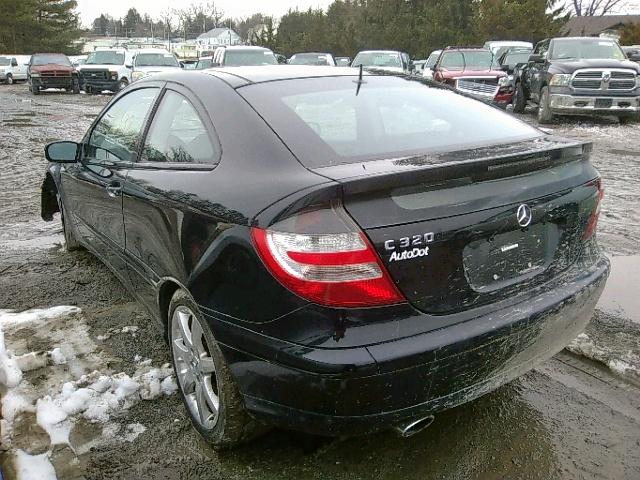 WDBRN64J75A672765 - 2005 MERCEDES-BENZ C 320 SPOR BLACK photo 3