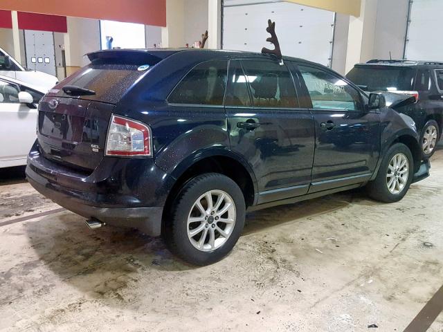 2FMDK4JC0ABA37184 - 2010 FORD EDGE SEL BLUE photo 4