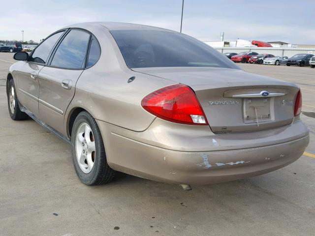 1FAFP55253G275328 - 2003 FORD TAURUS SES TAN photo 3