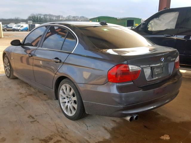 WBAVB33546KS31440 - 2006 BMW 330 I GRAY photo 3