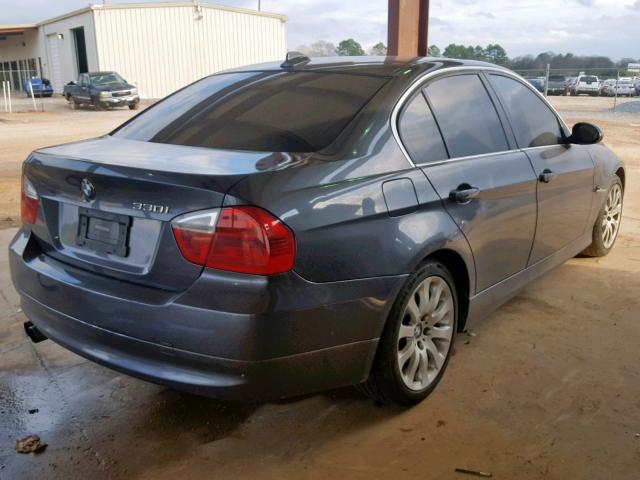 WBAVB33546KS31440 - 2006 BMW 330 I GRAY photo 4