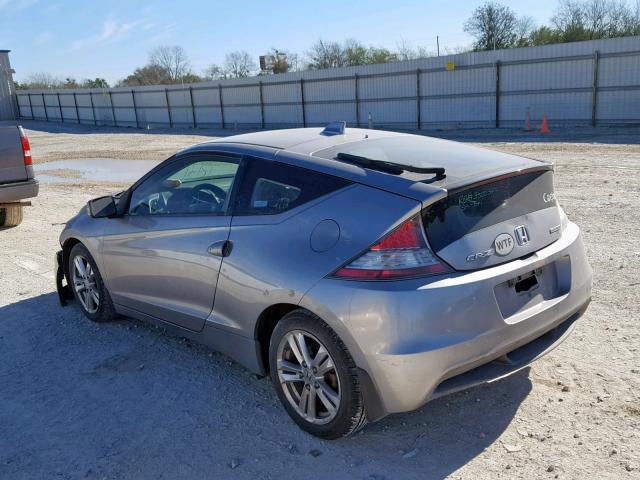 JHMZF1D61BS000959 - 2011 HONDA CR-Z EX SILVER photo 3