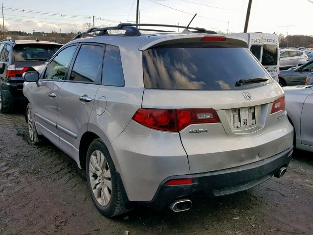 5J8TB1H58BA005085 - 2011 ACURA RDX TECHNO SILVER photo 3