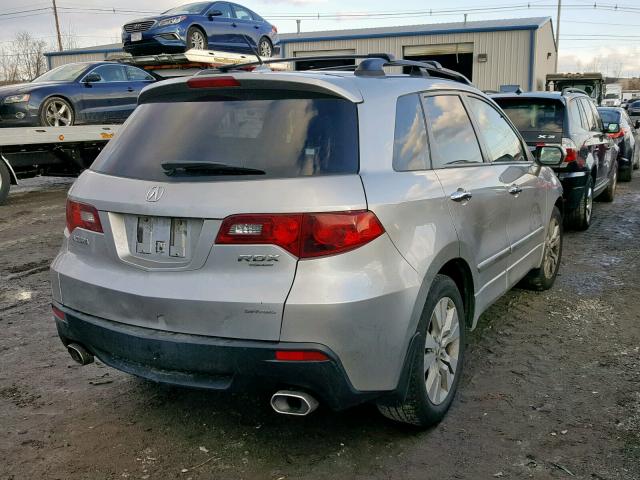 5J8TB1H58BA005085 - 2011 ACURA RDX TECHNO SILVER photo 4