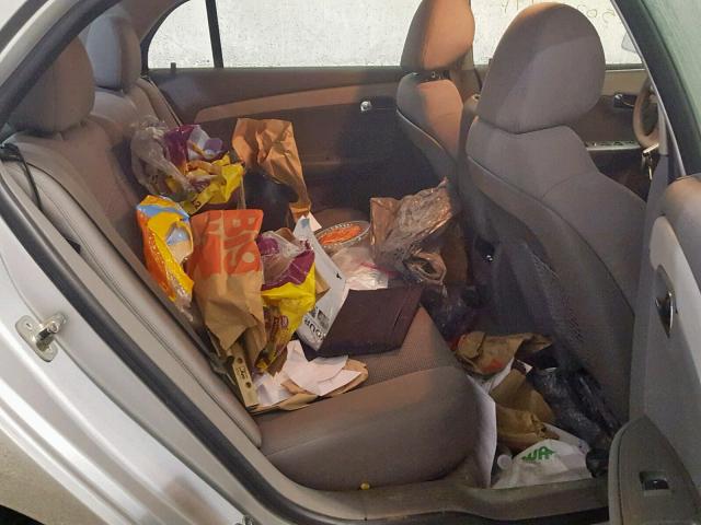 1G1ZB5E19BF186209 - 2011 CHEVROLET MALIBU LS SILVER photo 6