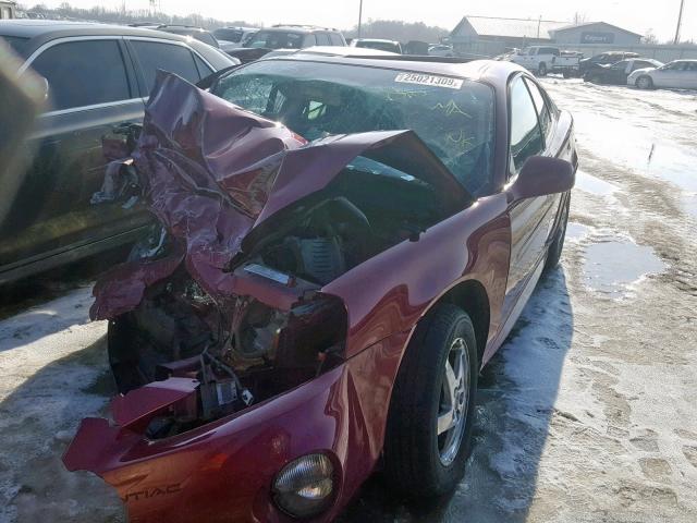 2G2WS522541101906 - 2004 PONTIAC GRAND PRIX RED photo 2