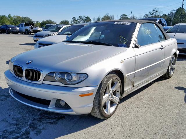 WBABW33454PL29939 - 2004 BMW 325 CI SILVER photo 2