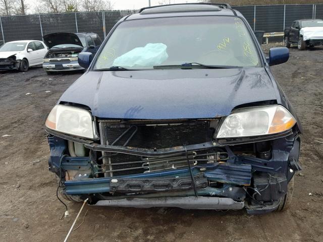 2HNYD18693H502926 - 2003 ACURA MDX TOURIN BLUE photo 9