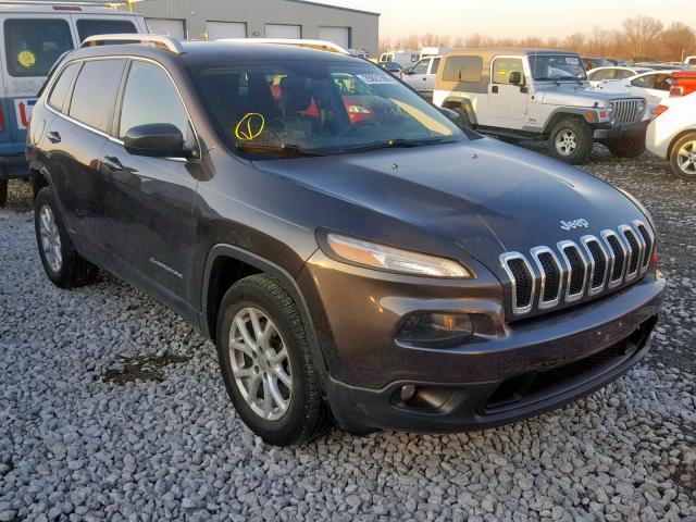 1C4PJMCS0EW297680 - 2014 JEEP CHEROKEE L CHARCOAL photo 1