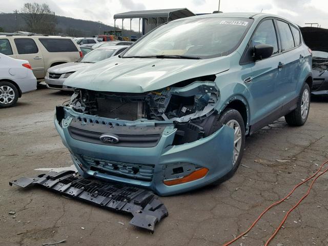 1FMCU0F70DUB36774 - 2013 FORD ESCAPE S BLUE photo 2