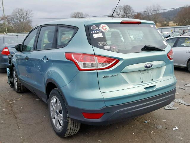 1FMCU0F70DUB36774 - 2013 FORD ESCAPE S BLUE photo 3