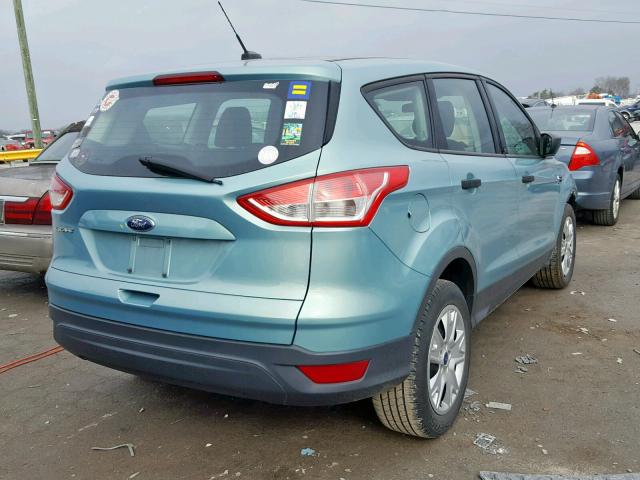 1FMCU0F70DUB36774 - 2013 FORD ESCAPE S BLUE photo 4