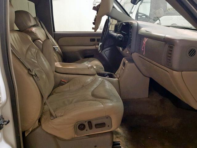 3GKFK16T91G131912 - 2001 GMC YUKON XL K WHITE photo 5