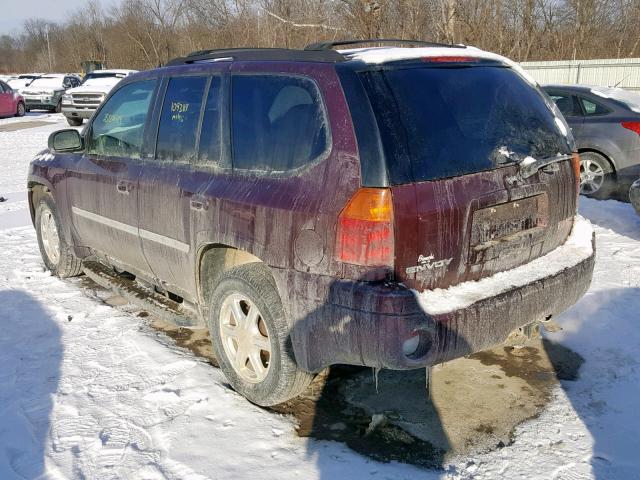 1GKDT13S372164048 - 2007 GMC ENVOY BURGUNDY photo 3