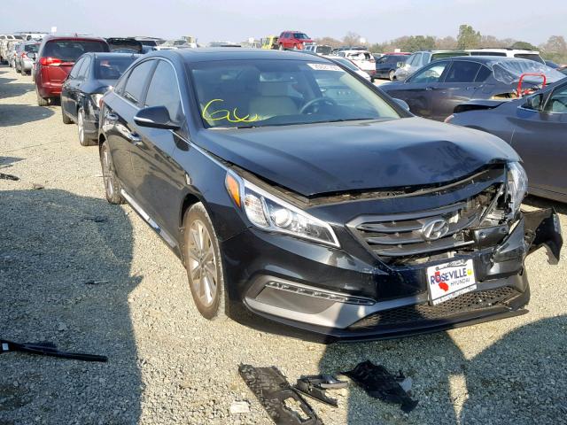 5NPE34AF7HH497375 - 2017 HYUNDAI SONATA SPO BLACK photo 1