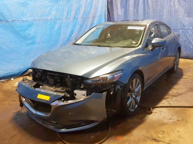 JM1GL1VM5J1308087 - 2018 MAZDA 6 TOURING BLUE photo 2