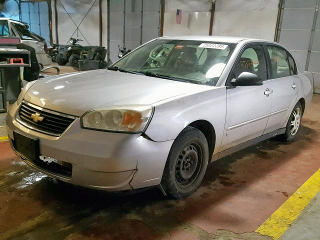 1G1ZS57F07F261749 - 2007 CHEVROLET MALIBU LS SILVER photo 2