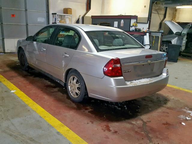 1G1ZS57F07F261749 - 2007 CHEVROLET MALIBU LS SILVER photo 3