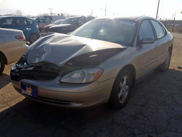 1FAFP55U11G276734 - 2001 FORD TAURUS SES GOLD photo 2