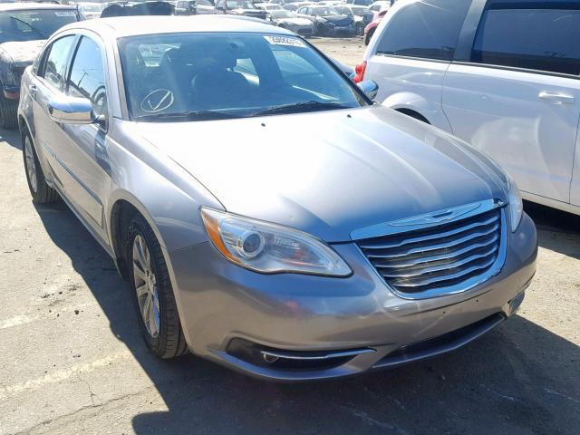 1C3CCBCB5DN654213 - 2013 CHRYSLER 200 LIMITE GRAY photo 1