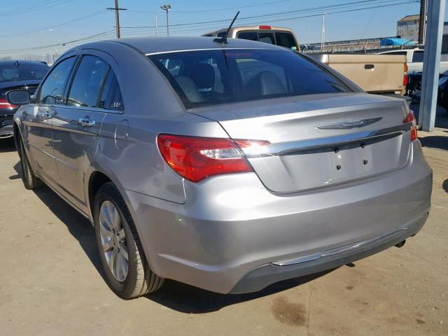 1C3CCBCB5DN654213 - 2013 CHRYSLER 200 LIMITE GRAY photo 3