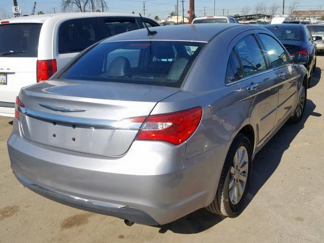 1C3CCBCB5DN654213 - 2013 CHRYSLER 200 LIMITE GRAY photo 4