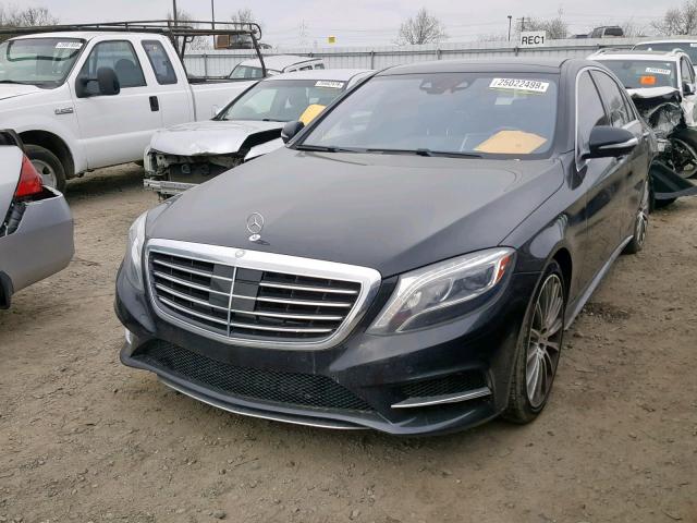 WDDUG8CB7EA052094 - 2014 MERCEDES-BENZ S 550 BLACK photo 2