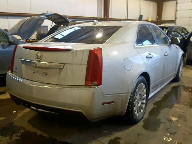 1G6DA5EY4B0168479 - 2011 CADILLAC CTS SILVER photo 4