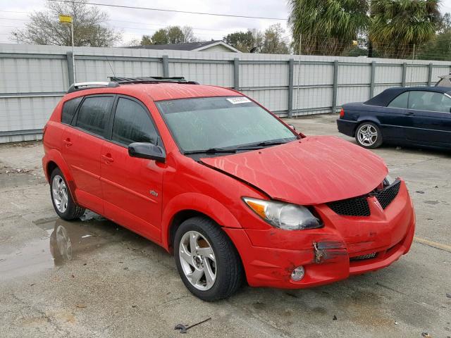 5Y2SL62814Z462705 - 2004 PONTIAC VIBE RED photo 1