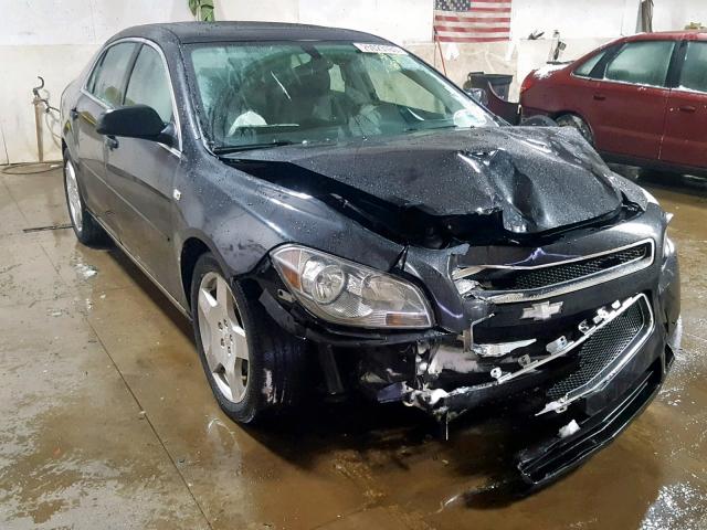 1G1ZJ57708F262901 - 2008 CHEVROLET MALIBU 2LT BLACK photo 1