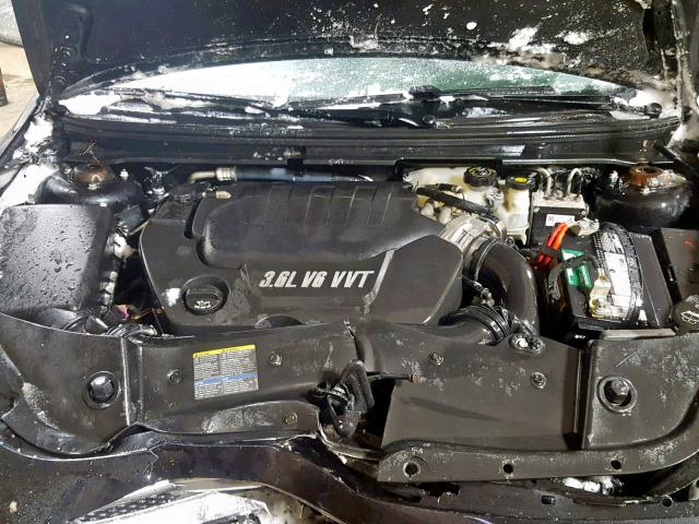 1G1ZJ57708F262901 - 2008 CHEVROLET MALIBU 2LT BLACK photo 7