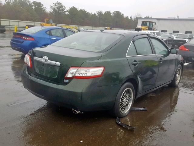 4T1BB3EK9AU117130 - 2010 TOYOTA CAMRY HYBR GREEN photo 4