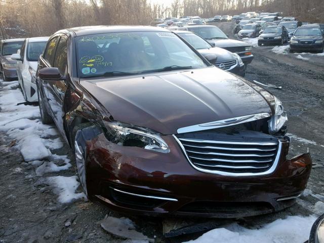 1C3CCBBB1DN694404 - 2013 CHRYSLER 200 TOURIN BROWN photo 1