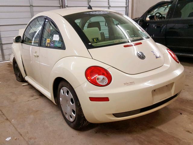 3VWEW31C37M509647 - 2007 VOLKSWAGEN NEW BEETLE CREAM photo 3