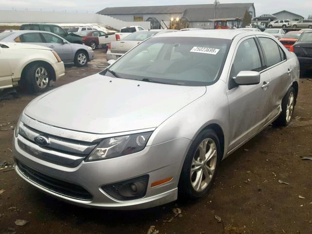 3FAHP0HAXCR131720 - 2012 FORD FUSION SE SILVER photo 2