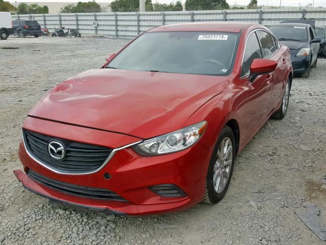 JM1GJ1U54G1402602 - 2016 MAZDA 6 SPORT RED photo 2