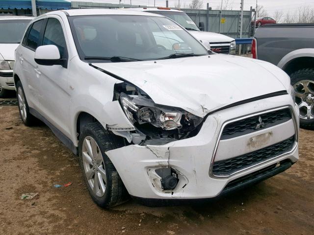 4A4AP3AU0DE004280 - 2013 MITSUBISHI OUTLANDER WHITE photo 1