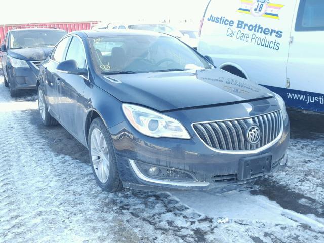 2G4GL5EXXE9319617 - 2014 BUICK REGAL BLUE photo 1