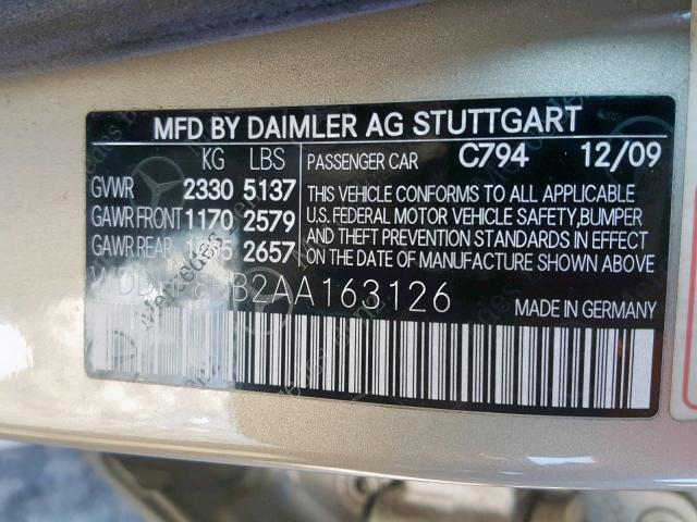 WDDHF8HB2AA163126 - 2010 MERCEDES-BENZ E 350 4MAT SILVER photo 10