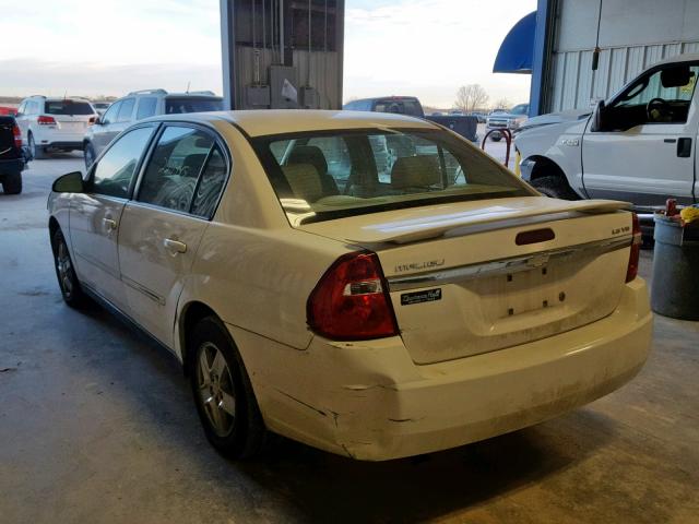 1G1ZT54895F154229 - 2005 CHEVROLET MALIBU LS WHITE photo 3