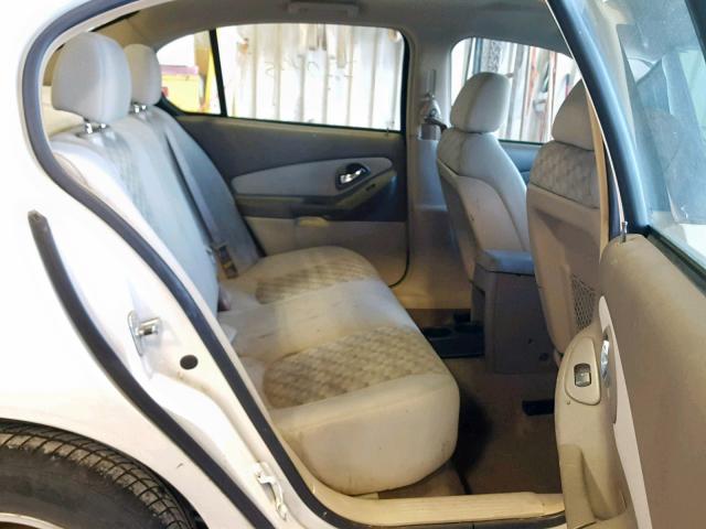 1G1ZT54895F154229 - 2005 CHEVROLET MALIBU LS WHITE photo 6