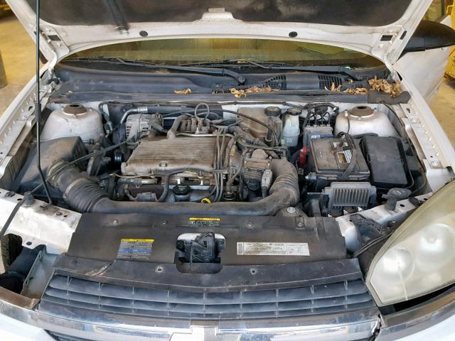 1G1ZT54895F154229 - 2005 CHEVROLET MALIBU LS WHITE photo 7