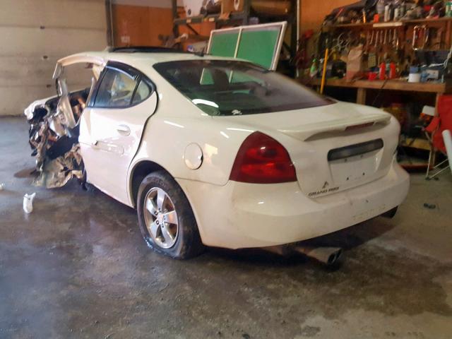 2G2WP582481177518 - 2008 PONTIAC GRAND PRIX WHITE photo 3