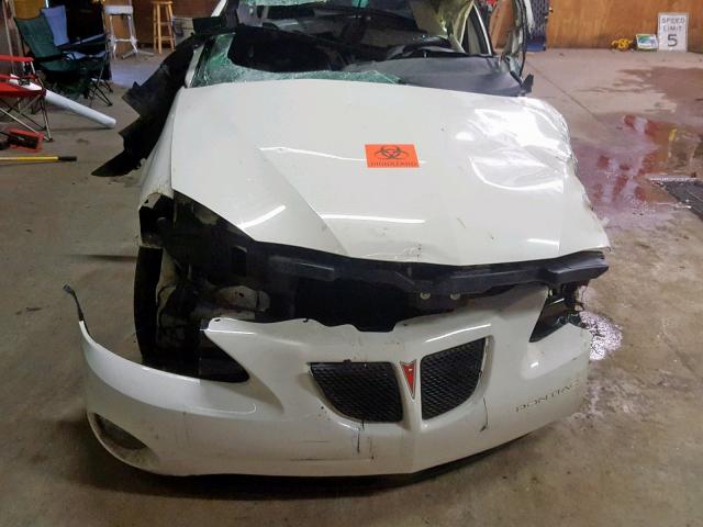 2G2WP582481177518 - 2008 PONTIAC GRAND PRIX WHITE photo 7