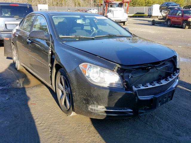 1G1ZC5E02CF311038 - 2012 CHEVROLET MALIBU 1LT BLACK photo 1