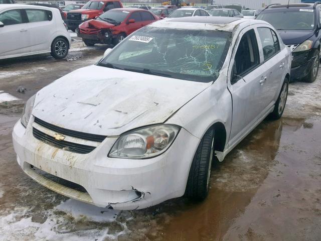 1G1AF5F50A7228116 - 2010 CHEVROLET COBALT 2LT WHITE photo 2