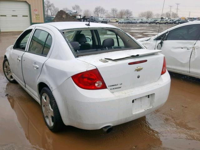 1G1AF5F50A7228116 - 2010 CHEVROLET COBALT 2LT WHITE photo 3