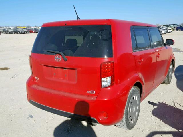 JTLZE4FE6DJ048755 - 2013 TOYOTA SCION XB 红色 照片 4